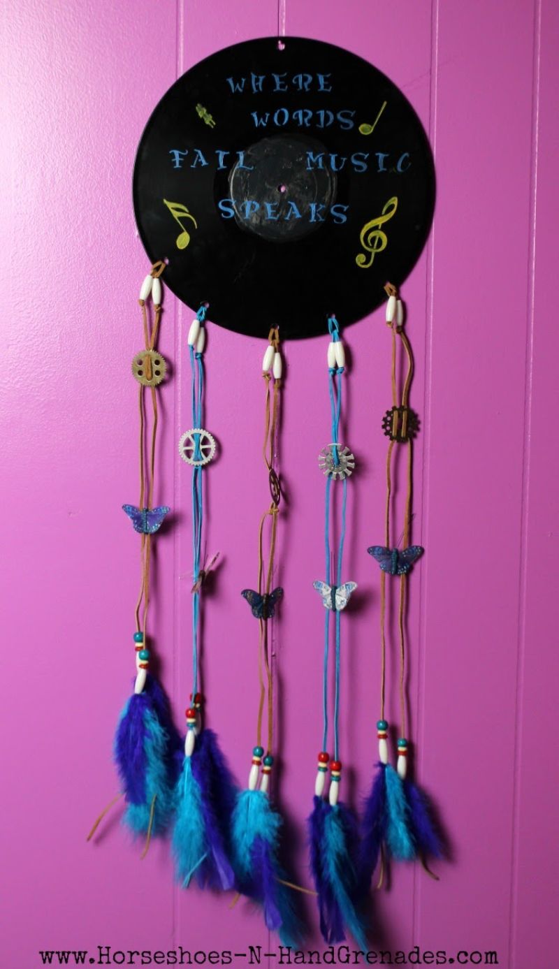 CD/Vinyl Record Dream Catcher