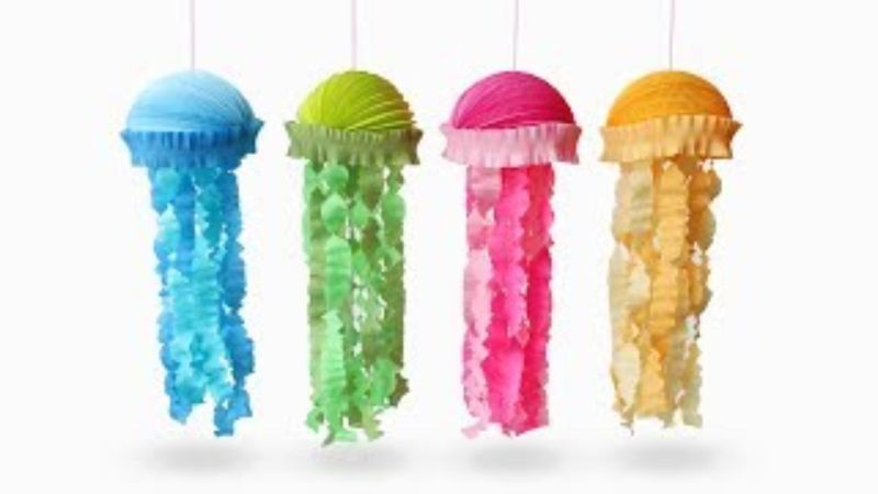 DIY Jellyfish Paper Lantern Craft