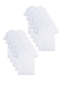 Fruit Of The Loom 10-Pack Toddler’s T-Shirts (100% Cotton)