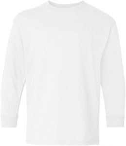 Gildan Boys Heavy Cotton Long Sleeve T-Shirt