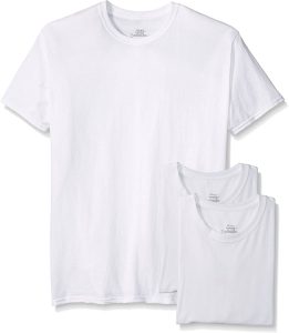 Hanes Men's 3-Pack Tagless Cotton Crew Neck Undershirts