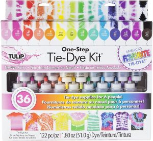 Tie Dye Kit | Fabric Dye | Tie Dye DIY T-Shirt Set | All-in-1 DIY Fashion  Dye Kit - 12 Colors Tie Dye + 4 White T-Shirt | Crafts for Girls & Boys  Ages