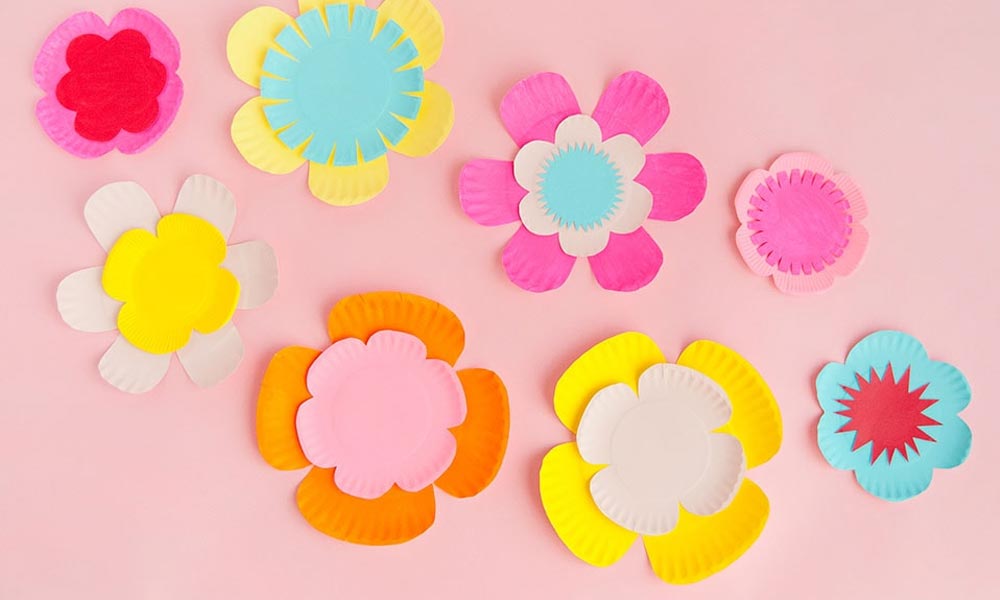 Paper Plate Flowers