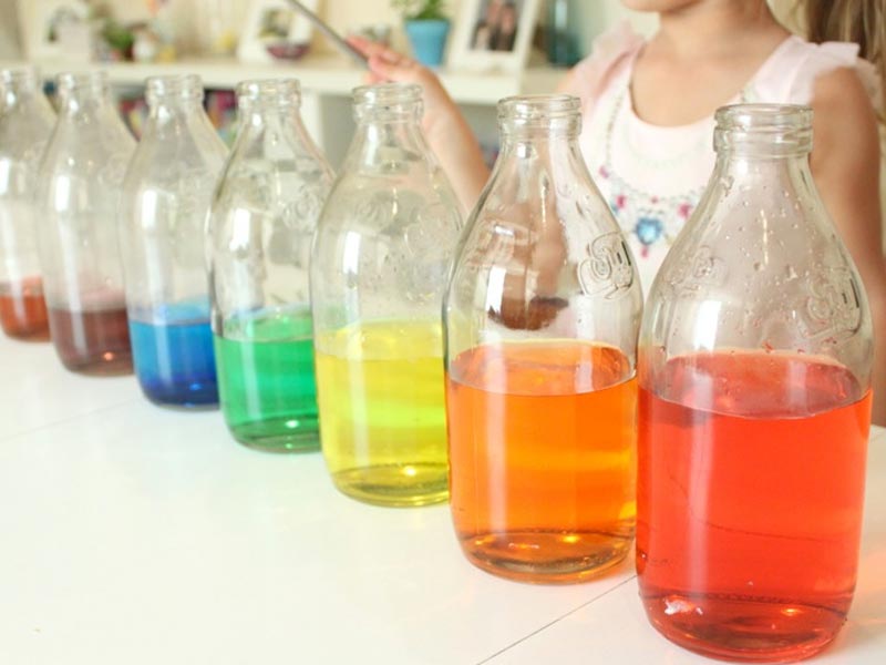 Rainbow Bottle Xylophone