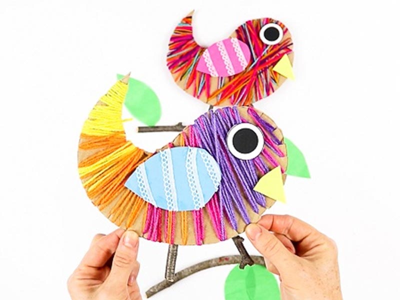 Yarn Wrapped Bird