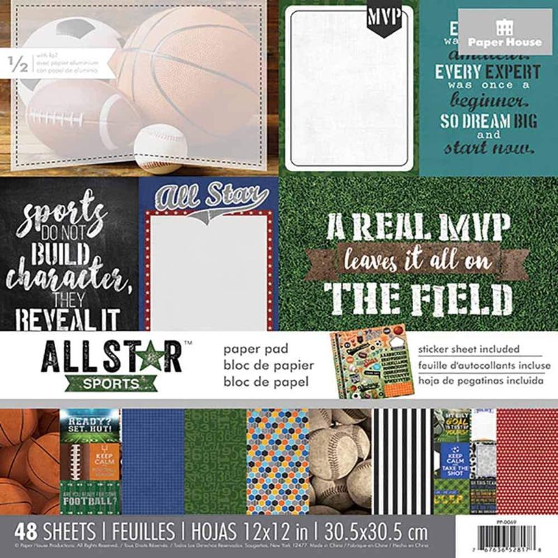 All Star Sports Scrapbook Kit