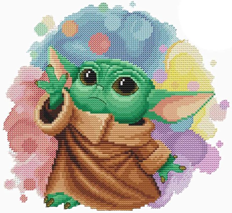 Baby Yoda Diamond Painting Kit