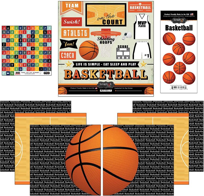 Basketball Themed Scrapbook Kit
