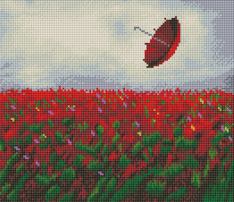 Flower Field Diamond Painting Kit