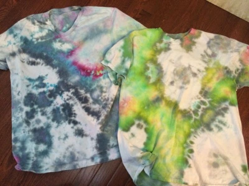 Ice Tie Dye Method