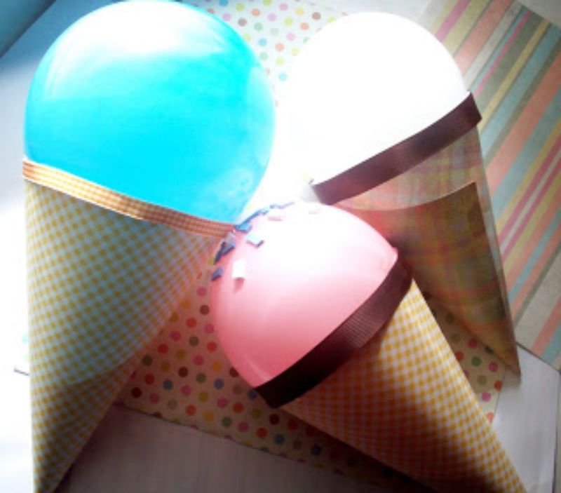 Balloon Ice Cream Craft