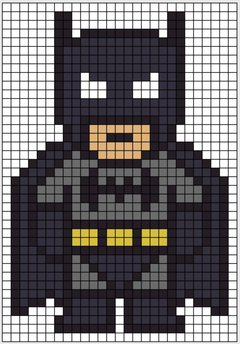 Batman Perler Bead Pattern