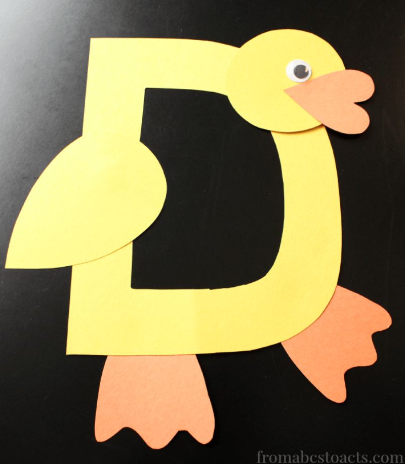 “D is for Duck” Craft