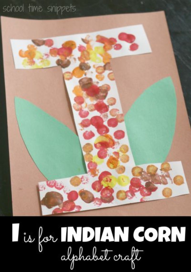 I is for Indian Corn