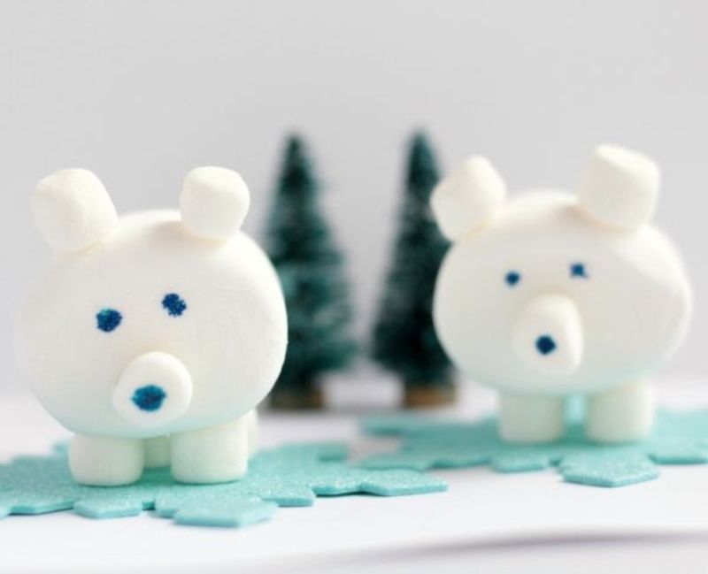 Marshmallow Polar Bear Craft