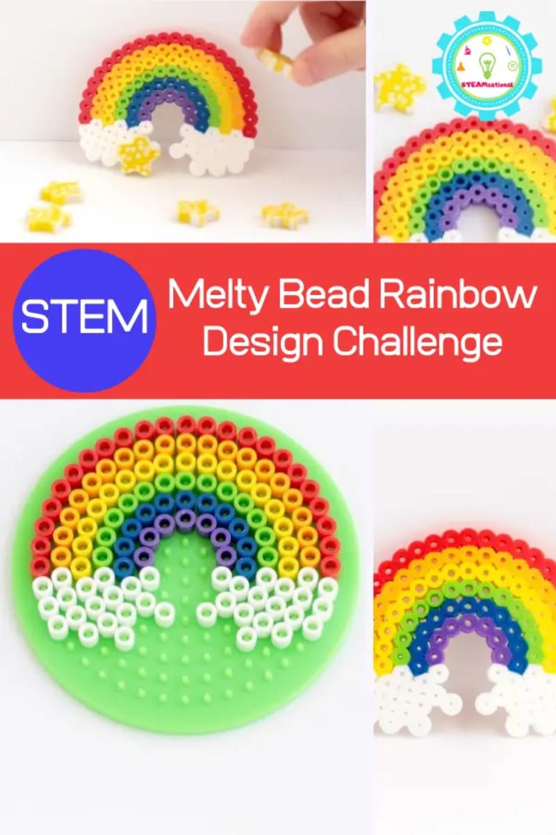  Rainbow Perler Bead Pattern