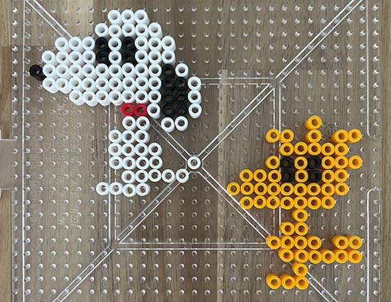 Snoopy and Woodstock Perler Beads