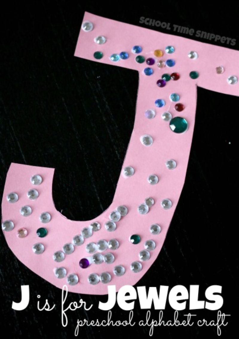  “J is for Jewels” Craft