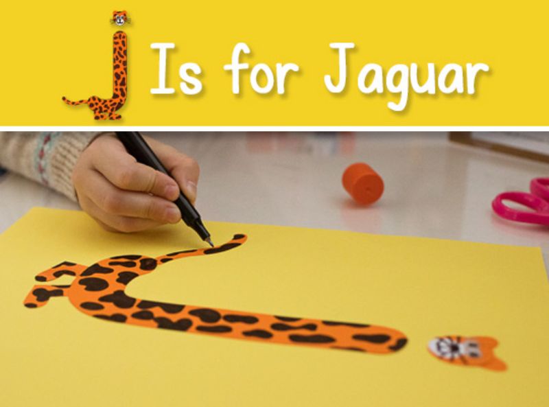 “j is for Jaguar” Craft