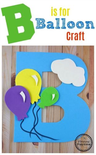 “B is for Balloon” Craft
