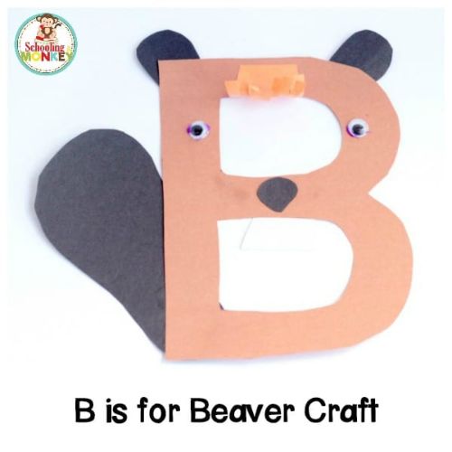 “B is for Beaver” Craft