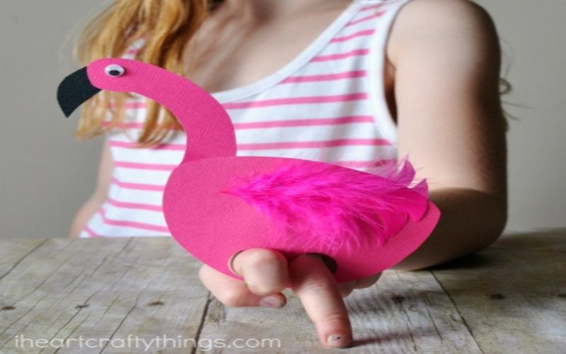 Flamingo Puppets