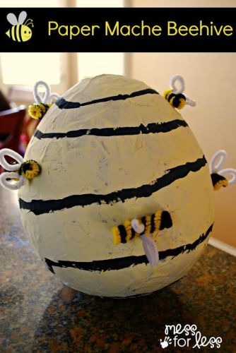 Paper Mache Beehive