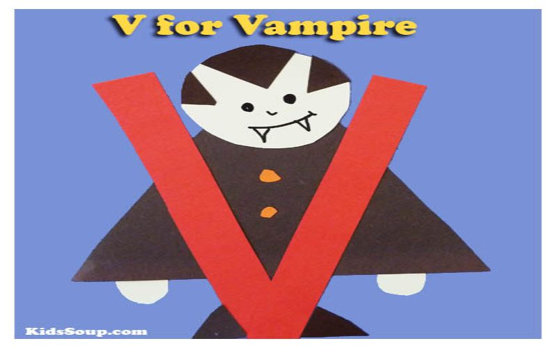  “V is for Vampire” Craft