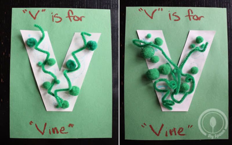 “V is for Vine” Craft