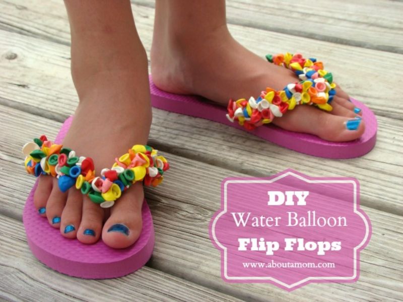 Water Balloon Flip Flops