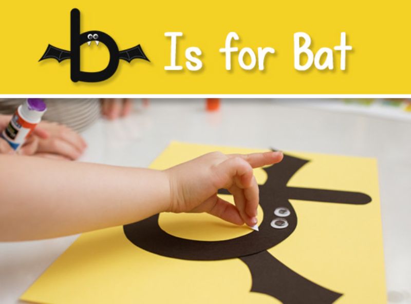 “b is for Bat” Craft
