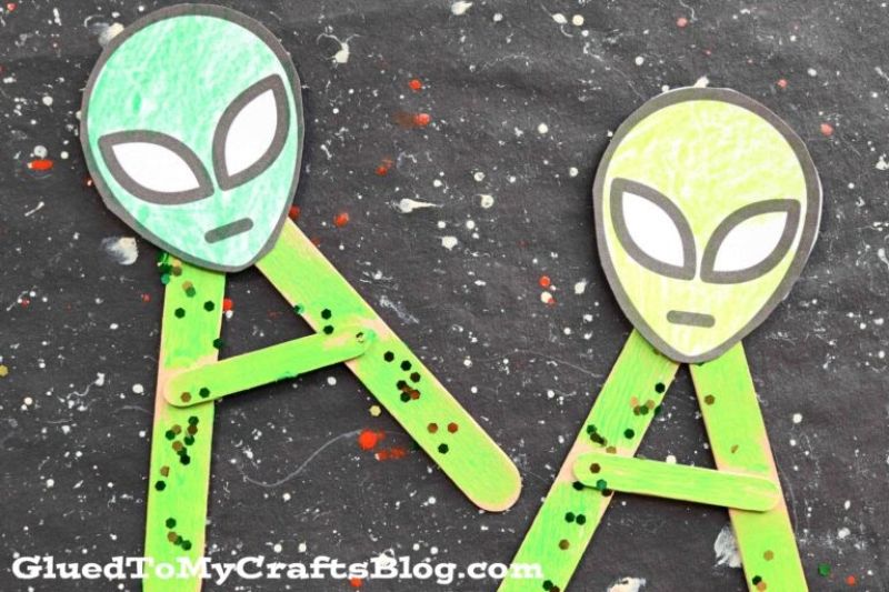 “A is for Alien” Craft