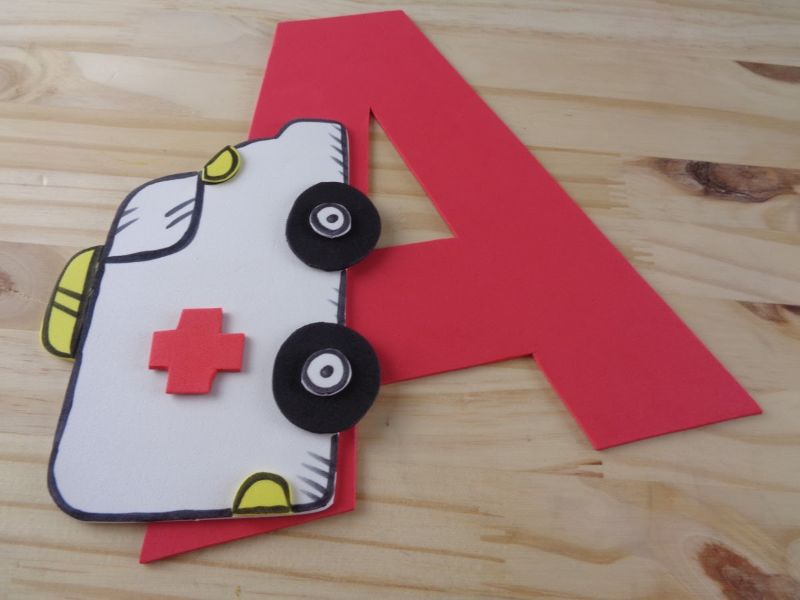 “A is for Ambulance” Craft