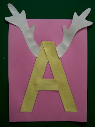 “A is for Antlers” Craft
