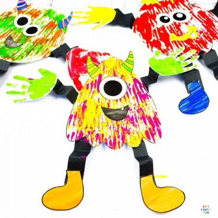 Big Hand Paper Monster Craft