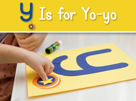 Curvy “y is for Yo-Yo” Craft