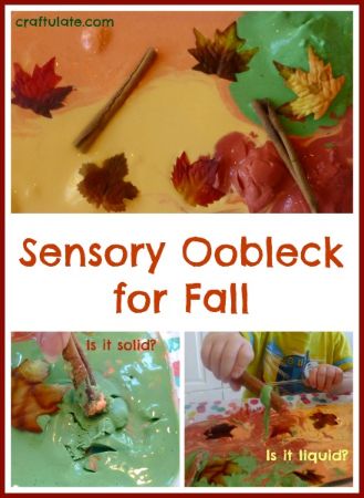 Fall Sensory Oobleck