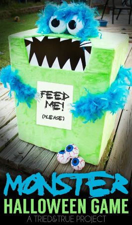  “Feed the Monster” Halloween Game Craft