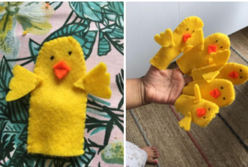 Felt Finger Duck Puppets