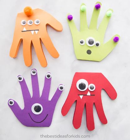 Handprint Monster Craft