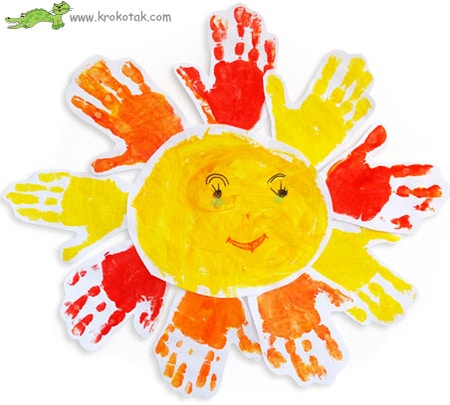 Handprint Sun