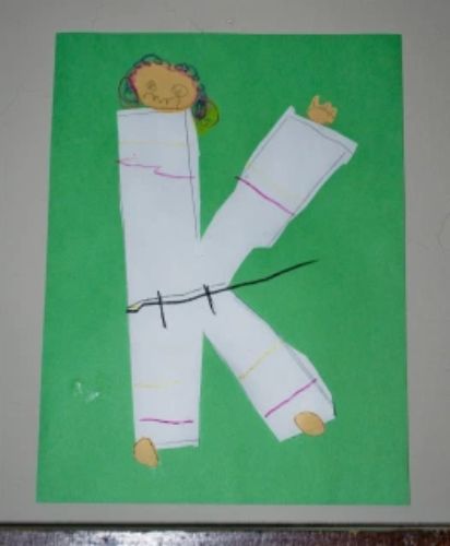 “K is for Karate” Craft