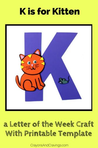 “K is for Kitten” Craft