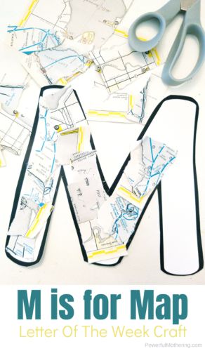 “M is for Map” Craft