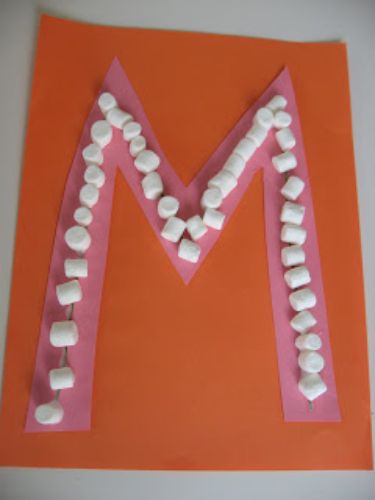 “M is for Marshmallow” Craft