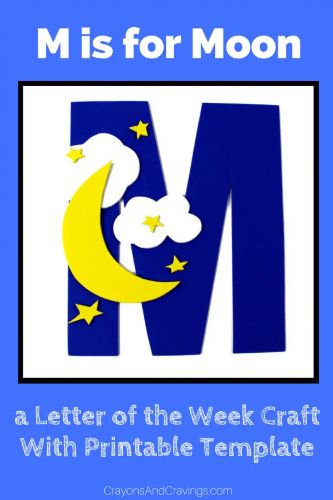 “M is for Moon” Craft