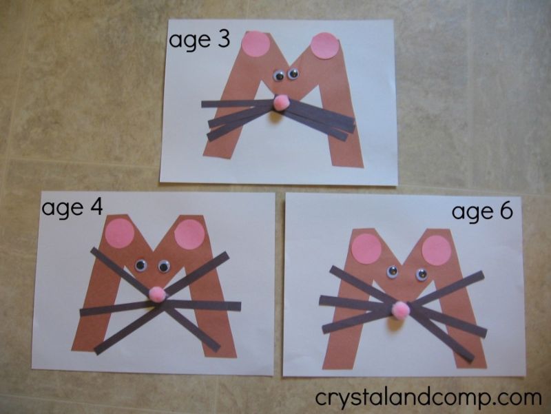 “M is for Mouse” Craft