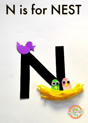  “N is for Nest” Craft