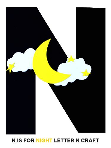 “N is for Night” Craft