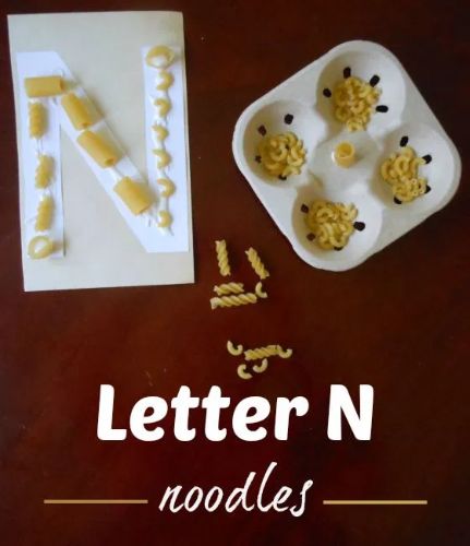 “N is for Noodles” Craft